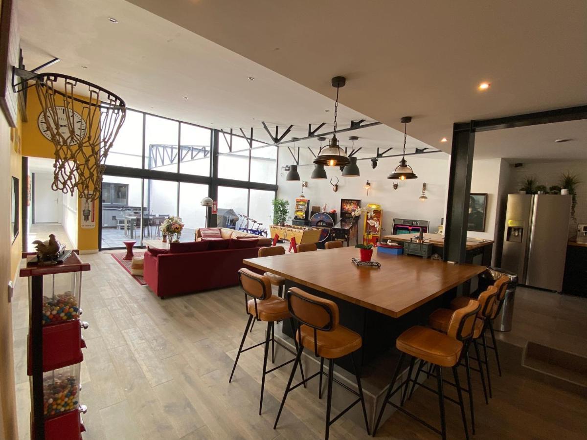 Loft Spa Reims-Fr 250M2 Privatifs, Piscine Interieure Chauffee, Spa Et Parking Ngoại thất bức ảnh